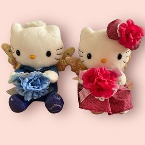 Sanrio Hello Kitty and Dear Daniel Plush Pair with Angel Wings